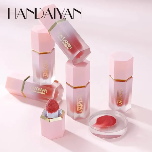 HANDAIYAN Mousse Liquid Blush with Fine Glitter