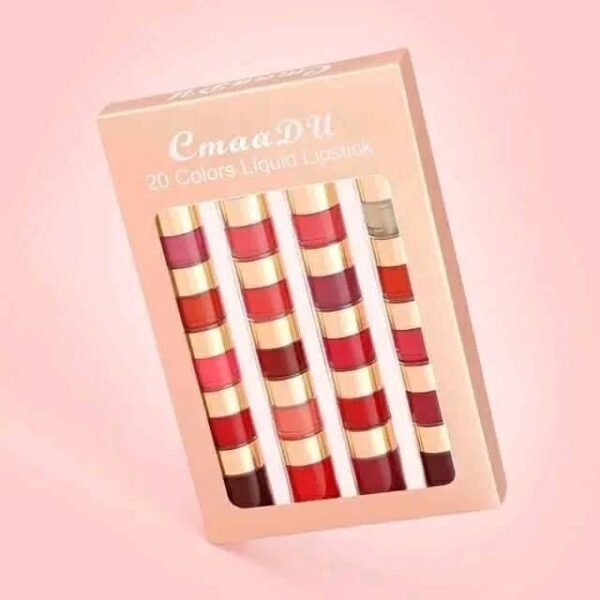 CMAADU Matte Liquid Lipstick Set-20Pcs