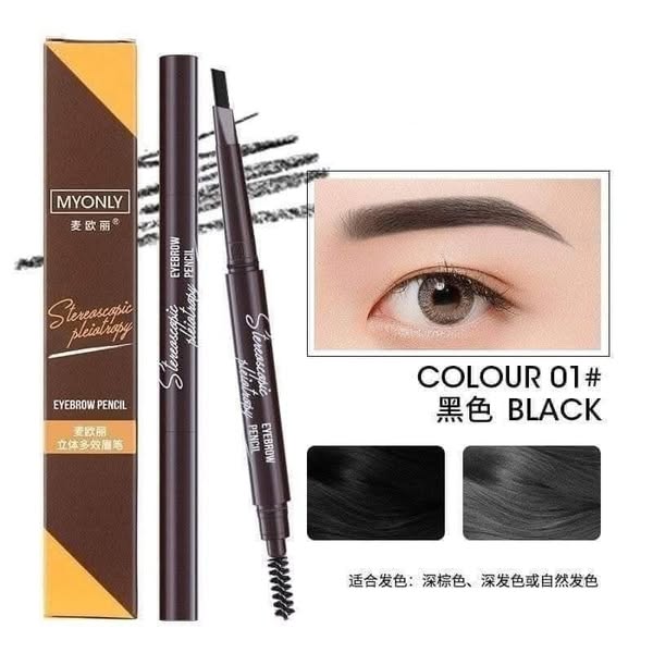MYONLY Double Ended Automatic Eyebrow Pencil with Brush-01