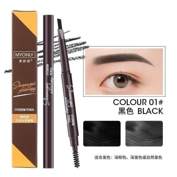MYONLY Double Ended Automatic Eyebrow Pencil with Brush-05