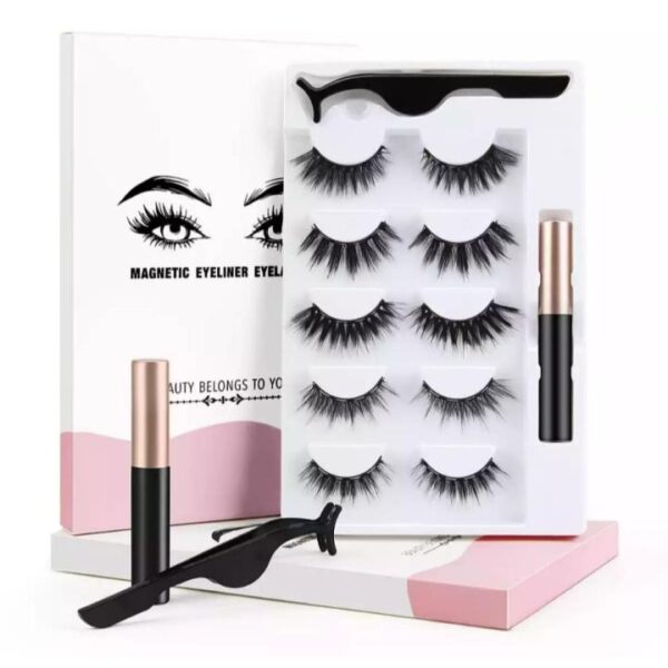 Magnetic Eyeliner Eyelash Suit 5 Pair