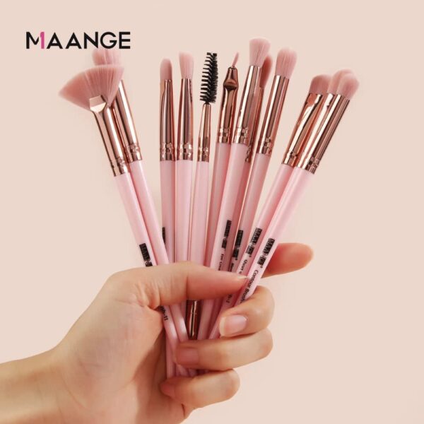 MAANGE 12 Pcs Eye Makeup Brush Set