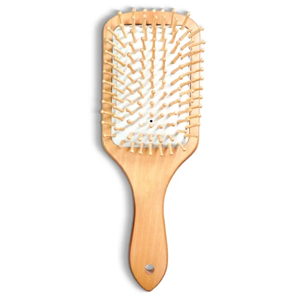 Wood Comb Professional Healthy Paddle Cushion Hair Loss Massage Brush