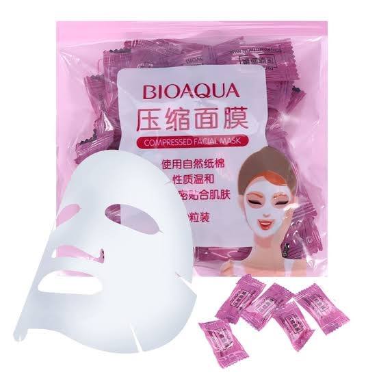 BIOAQUA Compressed Facial Mask-candy