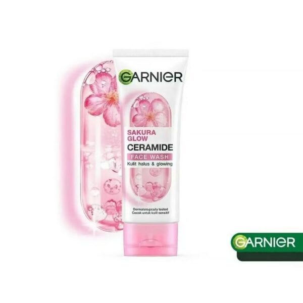 GARNIER Sakura Glow Ceramide Face Wash – 100ml