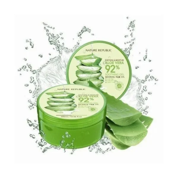NATURE REPUBLIC Soothing & Moisture Aloe Vera 92% Soothing Gel – 300ml