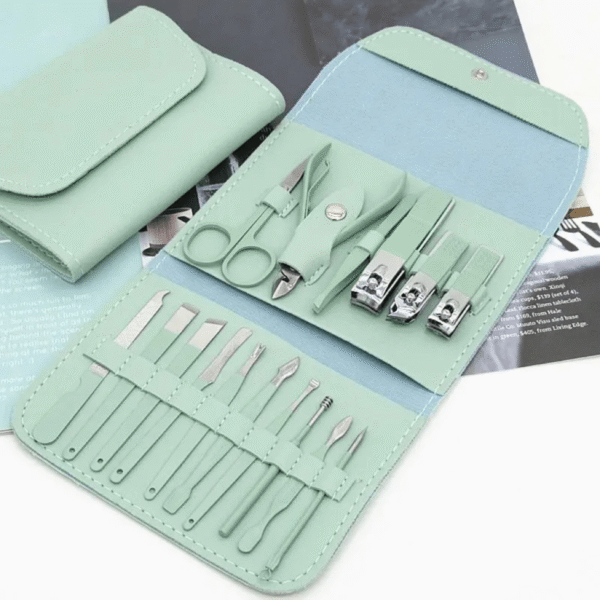 16-Pcs Manicure Stainless Steel Nail Clippers Set