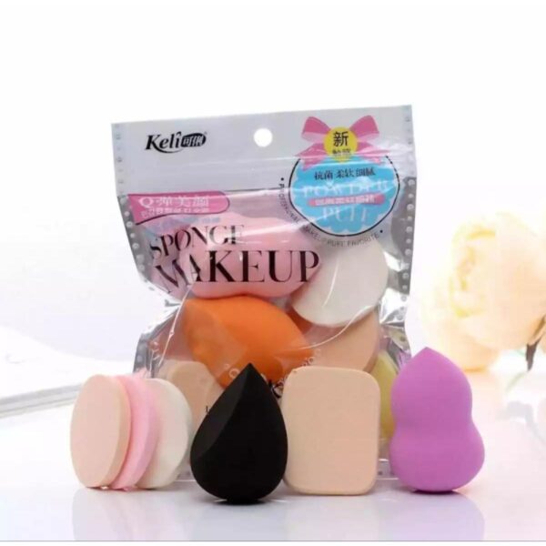 Keli Beauty Blender Powder Makeup Puff Set of 6 pcs